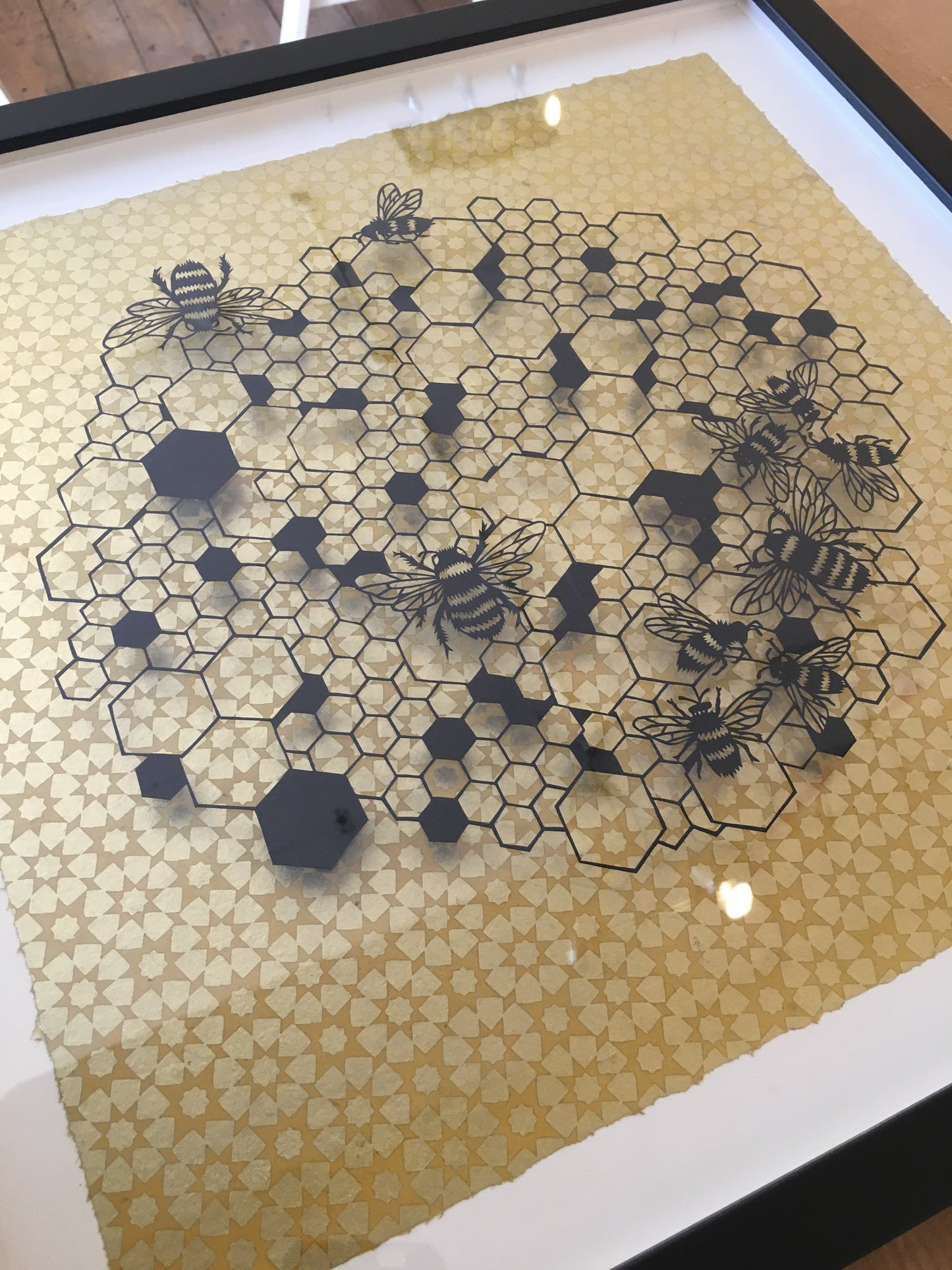 Bee and hive