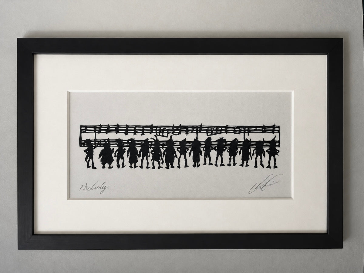 Melody | Original Hand-Cut Paper Artwork