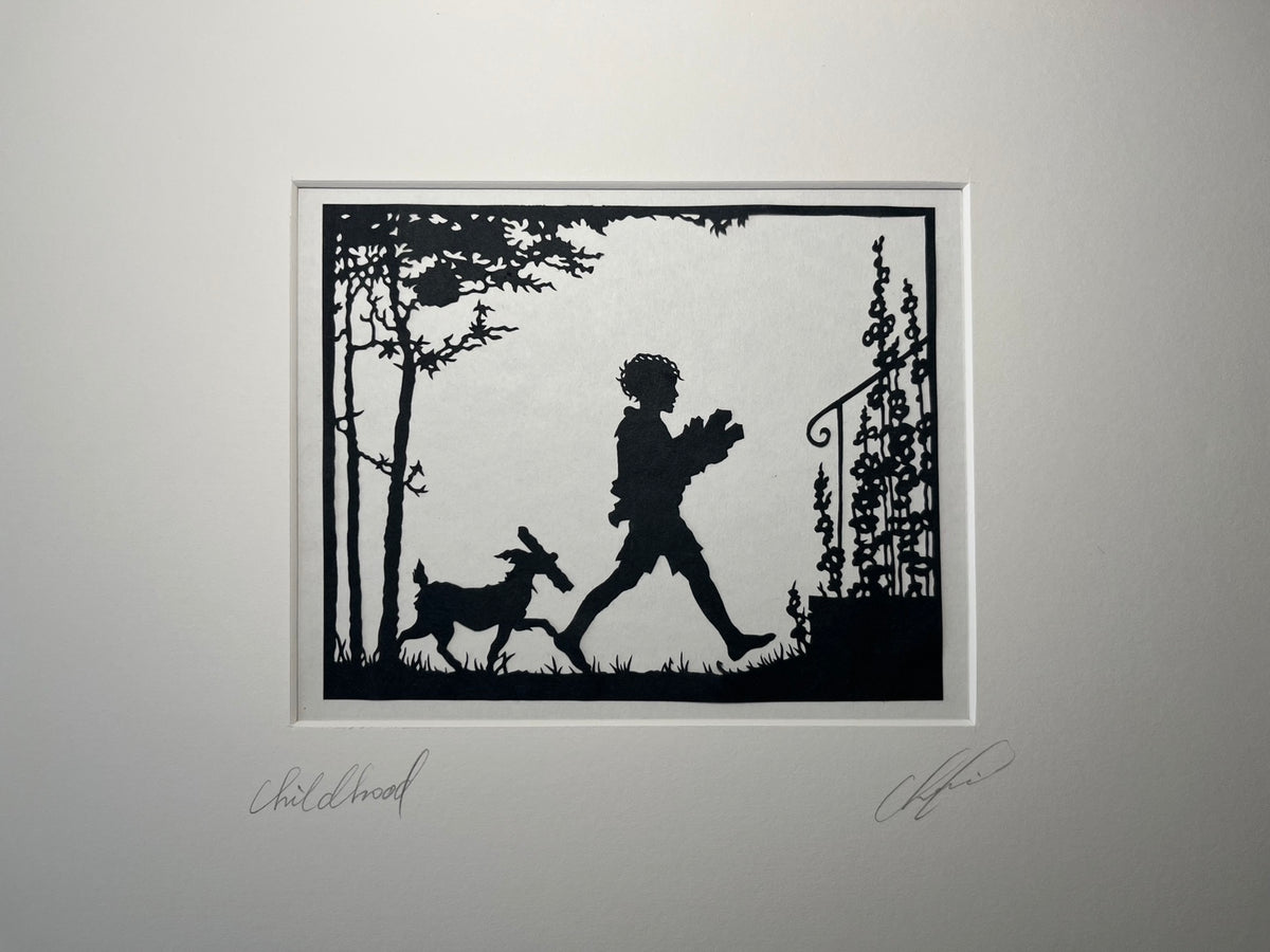 Childhood – My Little Companion | Original Hand-Cut Paper Artwork
