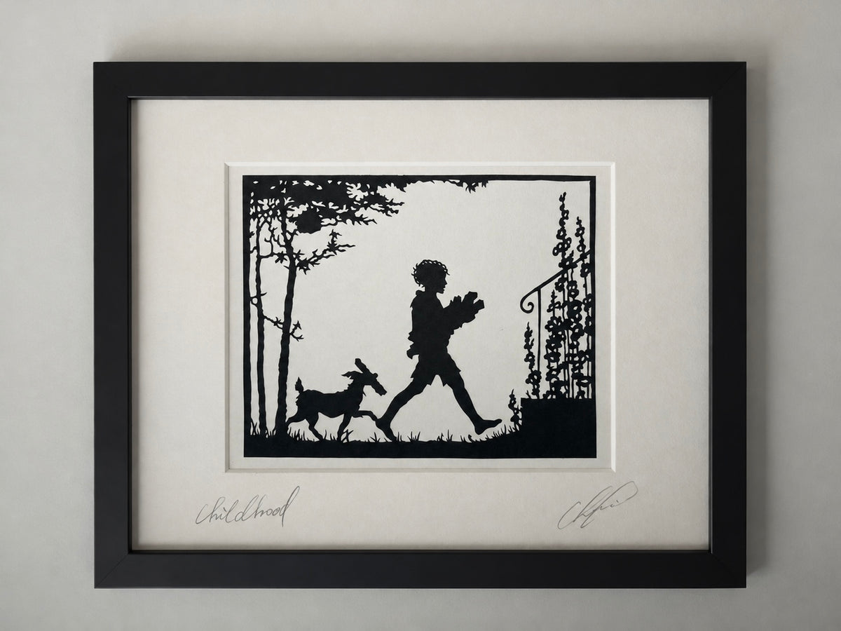Childhood – My Little Companion | Original Hand-Cut Paper Artwork