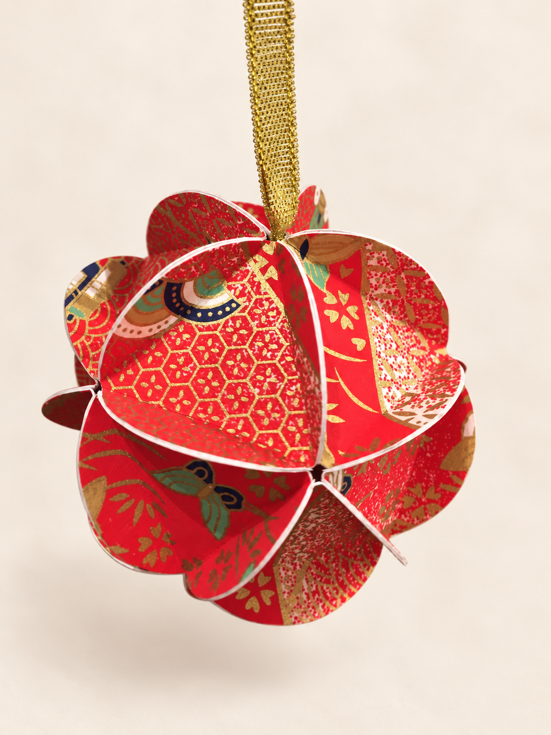Chiyogami Paper Ornament – Handmade Japanese Paper Decoration