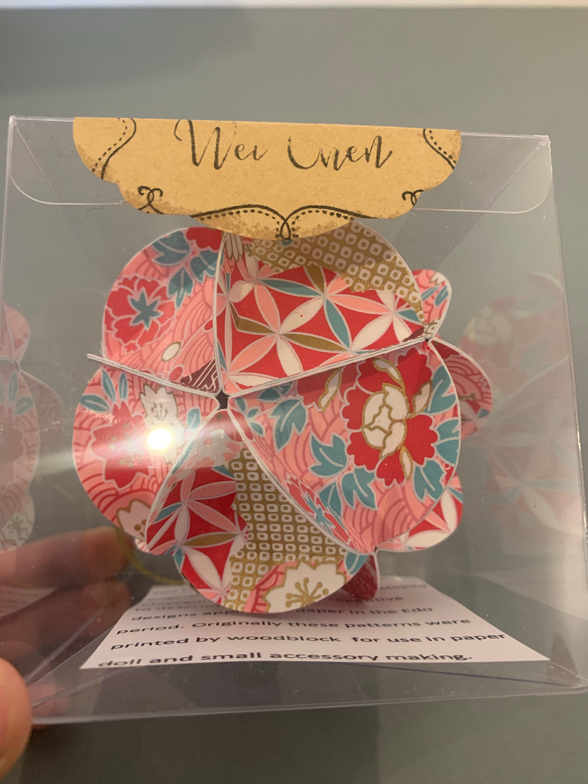 Chiyogami Paper Ornament – Handmade Japanese Paper Decoration