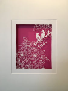 Peony & waxwing (not available now, only take order)