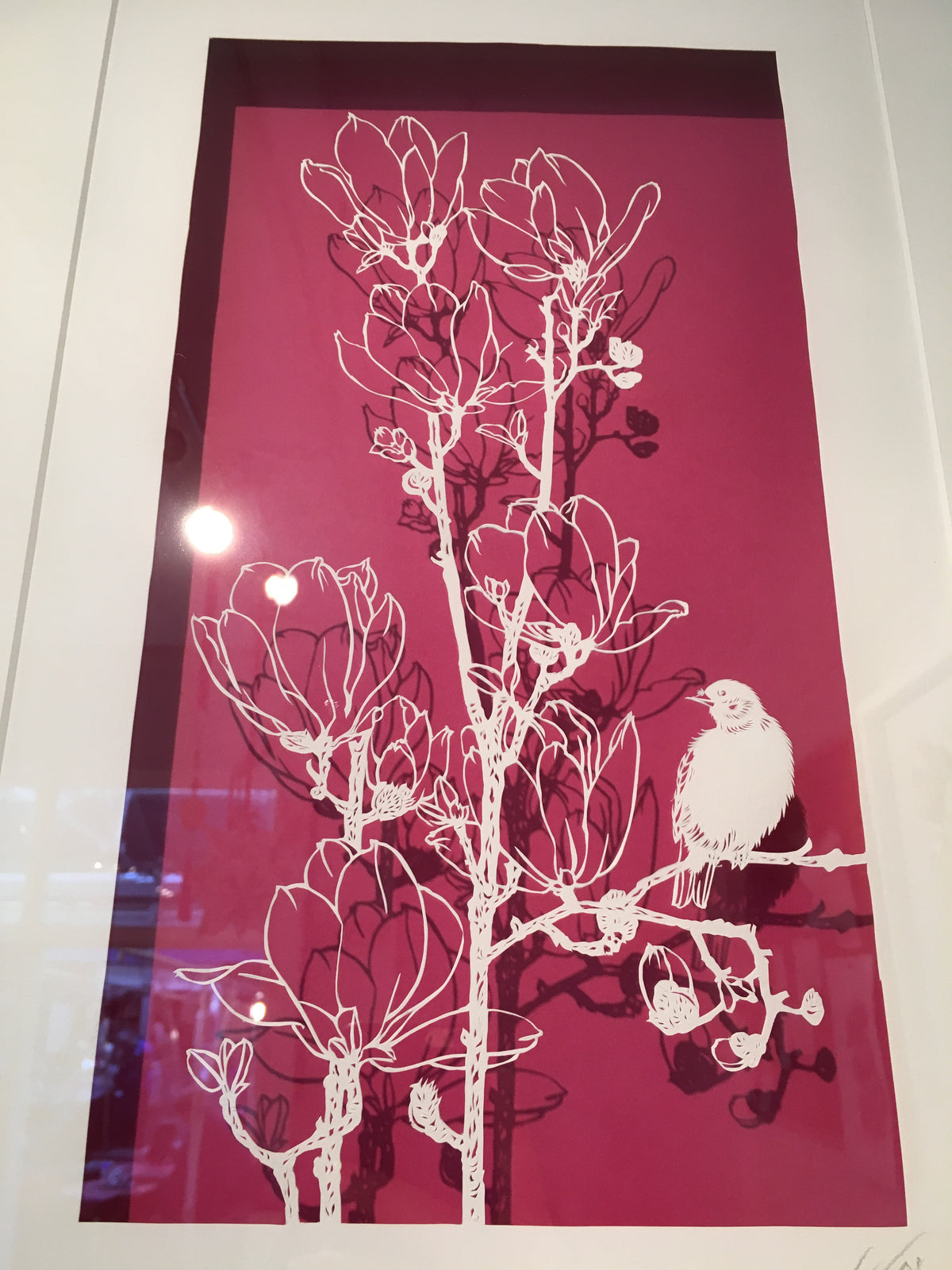 Magnolia & titmouse