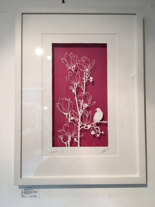 Magnolia & titmouse