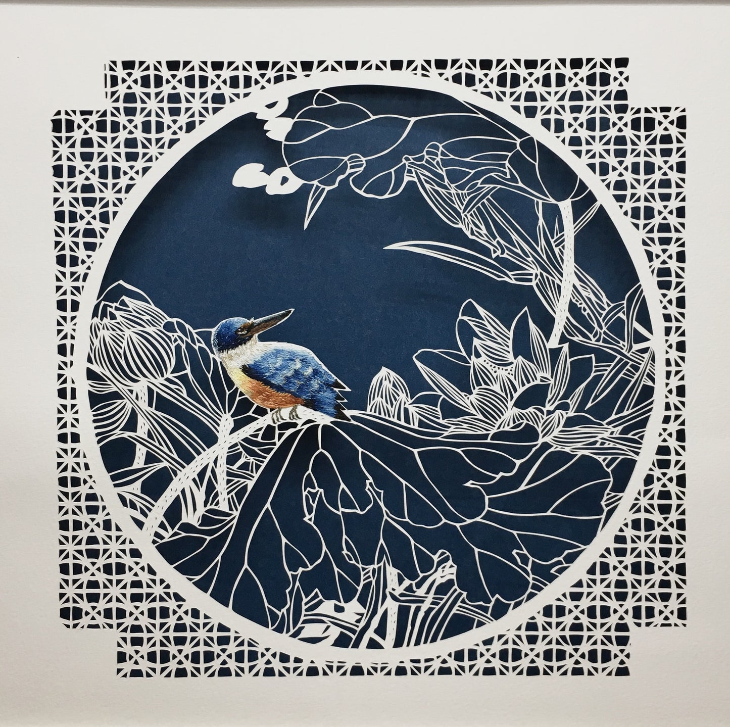 Moonlight over the lotus pond (one off)