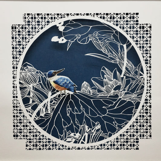 Moonlight over the lotus pond (one off)