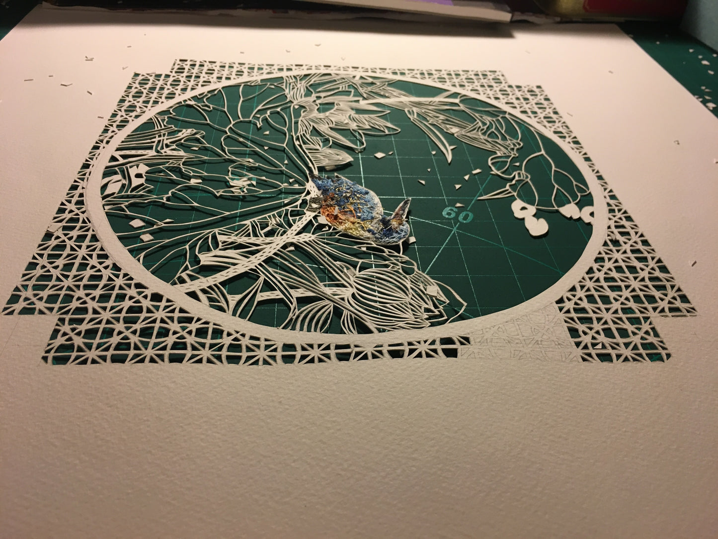 Moonlight over the lotus pond (one off)